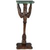 Dark Wood Solid Mahogany Pedestal
