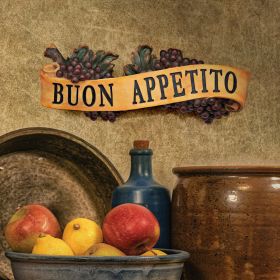Buon Appetito Wall-Mounted Plaque