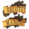 Set Of 2 Mangia & Salute Wall-Mount Plaques