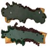 Set Of 2 Mangia & Salute Wall-Mount Plaques