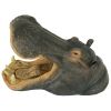 Hippo Head With Open Mouth Outdoor Garden Statue