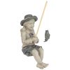 Nellie's Big Catch Outdoor Garden Statue