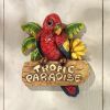 Tropic Parrot Paradise Wall Sculpture Plaque