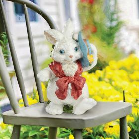 Outdoor Patio Easter Bunny Statue