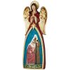 Christmas Angel Figurine With Holy Family Ornament