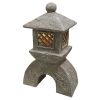JAPANESE PAGODA SOLAR LANTERN STATUE
