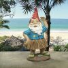 Hawaiian Hank Grass Skirt Outdoor Gnome Statue