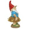 Hawaiian Hank Grass Skirt Outdoor Gnome Statue