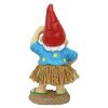Hawaiian Hank Grass Skirt Outdoor Gnome Statue