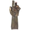 Freedom Rising Modern Cubist Hand Statue
