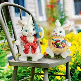 Constance & Mortimer Easter Garden Outdoor Bunnies
