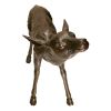 Standing Fawn Bronze Garden Statue