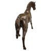 Finest Life Size Solid Bronze Trotting Thoroughbred Horse Statue