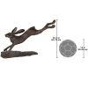 Leaping Hare Bronze Outdoor Garden Statue
