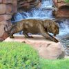 Prowling Tiger Outdoor Bronze Statue