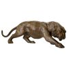 Prowling Tiger Outdoor Bronze Statue