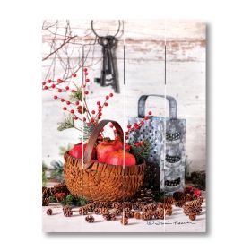 Christmas Basket Pallet Art