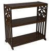 Dark Wood Solid Mahogany Shelf