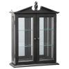 Amesbury Manor Black Display Cabinet