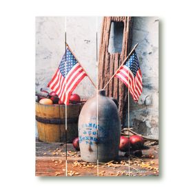 Jug and Flags Pallet Art