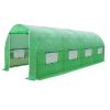 10 x 20 Ft Garden Greenhouse Kit With Green PE Cover
