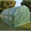 10 x 20 Ft Garden Greenhouse Kit With Green PE Cover