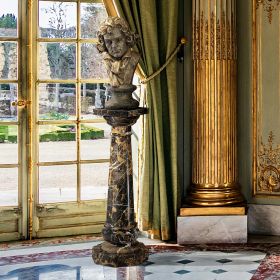 Ebony Versailles Marble Column