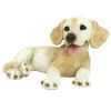 Yellow Labrador Outdoor Garden Puppy Statue