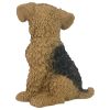 Airedale Outdoor Garden Puppy Statue