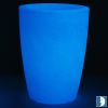 BLUE CIELO ROUND POT HEIGHT 50CM.