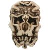 Memento Mori Gothic Death Skull Wall Sculpture Plaque