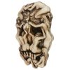 Memento Mori Gothic Death Skull Wall Sculpture Plaque