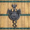 Past Present Future Sculptural Dragon Wall Clock
