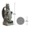 Grande Dragon Sentinel Garden Outdoor Statue