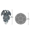 Celtic Timekeeper Dragon Wall-Mount Clock