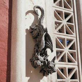 Double Trouble Gargoyle Wall-Mount Sculpture