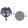 Dragon Pentacle Gothic Wall Sculpture Plaque