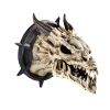 Horned Dragon Skull Trophy Wall-Mount Sculpture