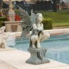 Fairy Winged Large Perilous Perch Garden Statue