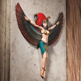 Goddess Isis Wall-Mount Sculpture Plaque