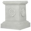 Grande Rosette Outdoor Garden Plinth