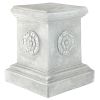 Grande Rosette Outdoor Garden Patio Plinth