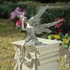 Fairy Of The West Wind Sitter Garden Outdoor Statue