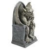 Large Hemlocks Gargoyle Throne Garden Statue
