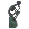 Halloween Skeleton Thinker Outdoor Garden Statue