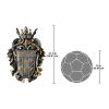 Dracula Coat Of Arms Garden Wall Plaque