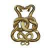 Egyptian Infinity Cobra Twins Garden Wall Plaque