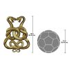 Egyptian Infinity Cobra Twins Garden Wall Plaque