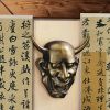 Noh Hannya Demon Wall Garden Mask Plaque
