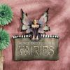 Don't Piss Off The Fairies Wall Patio Plaque